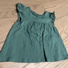 UNIQLO ノースリーブタンクトップ 80 グリーン
