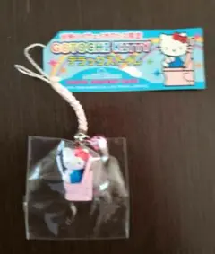 ご当地キティ ストラップ ハローキティ　デラックストイレ