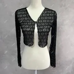 メロウシアーボレロ　y2k グランジ emmy TRIFLE zara ブラック
