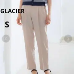 美品 GLACIER グラシア S イージー テーパードパンツ オフベージュ