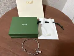 tsui チェーンバングル　シルバー　Sサイズ