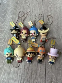 ONE PIECE ワンピース ストラップフィギュア 9体セット なっちゃん