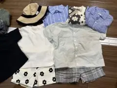 ほぼ未使用　90cm 子供服　まとめ売り　男の子　バースデイ 半袖 長袖