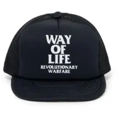 新品未使用 MESH CAP WAY OF LIFE BLACK 黒