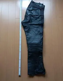 オートバイ、バイク用？レザーパンツ　古着