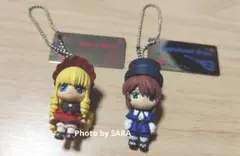 ローゼンメイデントロイメント 真紅、蒼星石 リトルフィギュアマスコット