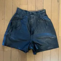 【AMIR SON'S】ラムレザー ショートパンツ〈11号〉