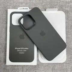 新品未使用 iPhone15ProMax シリコンケース MagSafe グレー