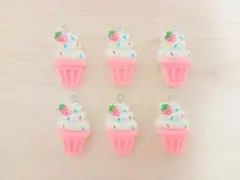 ソフトクリームチャーム★ 6個セット