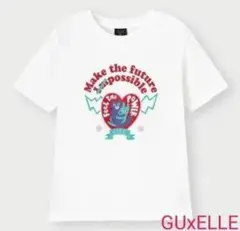 【GU】グラフィックT（半袖）✦ＥＬＬＥコラボ✦ホワイト✦Mサイズ Tシャツ
