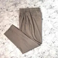 OPAQUE.CLIP テーパードパンツ ベージュ系 40 ウエストゴム 未使用