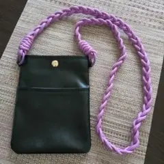 スマホショルダーストラップ　ポーチ付き