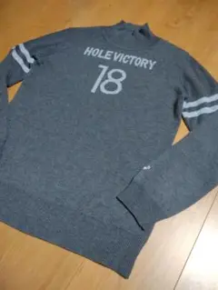 HOLE VICTORY 18 グレーセーター レディース　サイズM