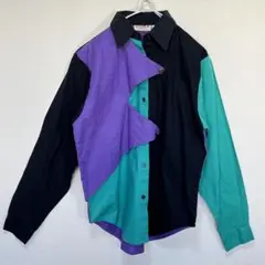 希少ヴィンテージ Miller Stockman ウェスタンシャツ トリコカラー