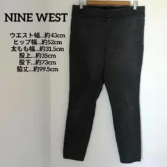 送料込❤NINE WEST プルオンスキニーパンツ 16 ブラック 黒 大きめ