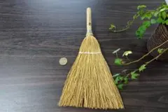 天然素材ほうき 約36cm