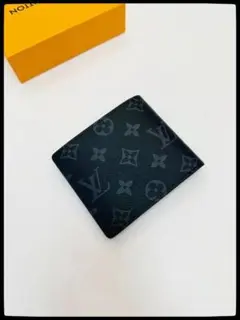 ブラック 二つ折り財布