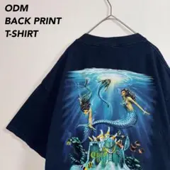 《ビッグプリント》ODM 企業デザインTシャツコロナビールマーメイド人魚