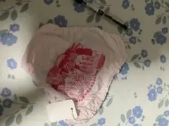 レトロ　手のひら　スキヤンテイ　バレンタインキャラクターショーツ ピンク