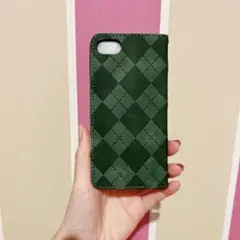 ❤️ラスト１点❤️ iPhone7Gケース　グリーン 手帳型