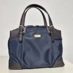 【✨未使用級✨】現行 目々澤鞄 ビジネスバッグ トート ネイビー