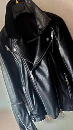2wayシンセティックレザーライダース