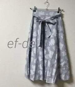 ♡ef-de♡ミモレ丈フレアスカート