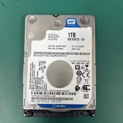 WD 1TB HDD WD10SPZX-24 5400RPM