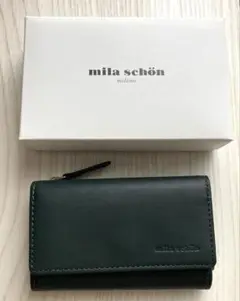ミラ・ショーン　キーケース　小銭入れ　グリーン　新品未使用　箱付き