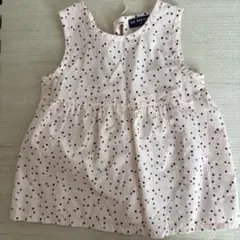 ILE VILLAGE ワンピース　ドット　ピンク　95