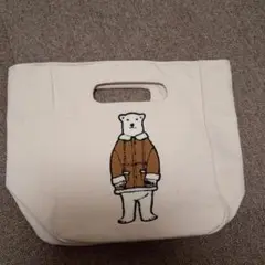 しろくまベンジャミン手提げ