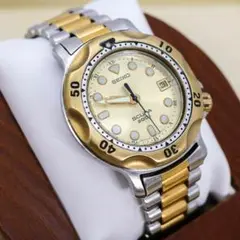 稼働品です☺︎SEIKO SCUBA/セイコースキューバ200mピンクシェル文字盤 2025年最新】セイコースキューバの人気アイテム - メルカリ