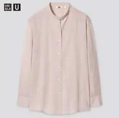 UNIQLO ユニクロ シアーバンドカラーシャツ