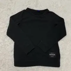 ▲OUTDOOR アウトドア▲スポーツウェア 長袖フリース ブラックM 裏ボア