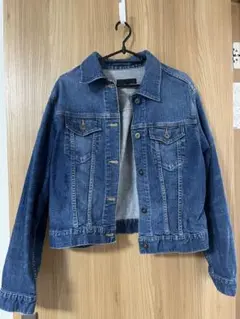 美品 UNIQLO デニムジャケット Gジャン Lサイズ レディース