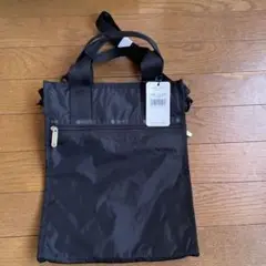 LESPORTSAC ブラック ショルダーバッグ 2WAY