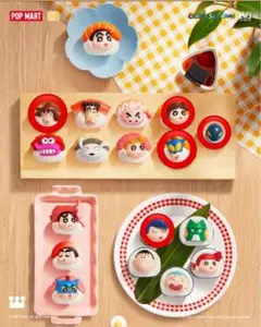 クレヨンしんちゃん　POP MART POP BEAN 寿司マスコット 5種
