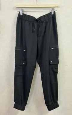 バナナリパブリック ソフトカーゴパンツ ブラック　M