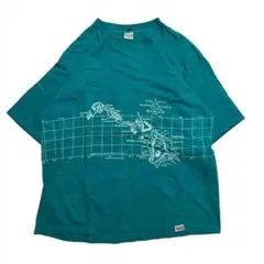 70s-80s ハワイ地図 Tシャツ 半袖 古着 メンズ XL USA製