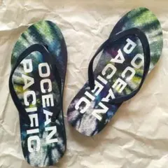 OCEAN PACIFIC タイダイ柄 ビーチサンダル