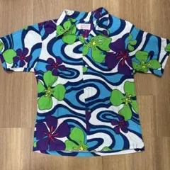 70s Pomare Tahiti アロハシャツ Lサイズ　ビンテージ