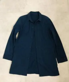 SHIPS シップス　トレンチコート　ネイビー　M