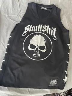 Skullshit Hardliner ブラックタンクトップ