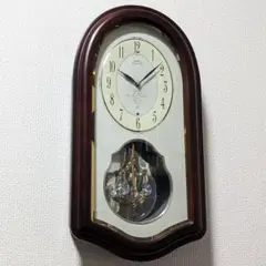 【動作品】SEIKO EMBLEM HS347B 掛け時計 メロディ時計 貴重