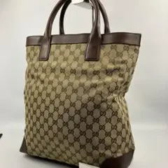 GUCCI グッチ ハンドバッグ a4収納◎ GG柄 トートバッグ