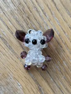 ビーズ　マスコット　チワワ　キーホルダー