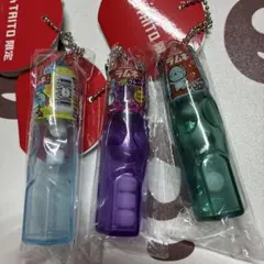 森永ラムネ ミニボトルキーホルダー タイトー限定全3種セット
