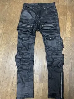 MLVINCE レザーパンツ白　XL 中古・古着通販】MLVINCE (メルヴィンス) フェイクレザーパンツ