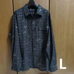 GU　UNDERCOVER　シアーオーバーサイズシャツ　Lサイズ