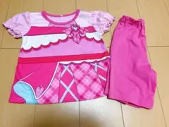 キミとアイドル　プリキュア　なりきりパジャマ　ピンク　110cm